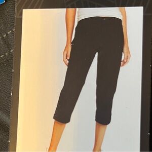 Eddie Bauer Men's Black Tech Capri Pants nwt